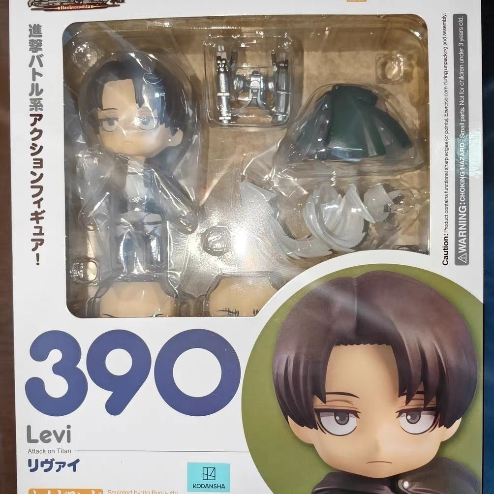 attack on Titan Nendoroid 390 Levi Ackerman Figure Good Smile Company New Boxed
