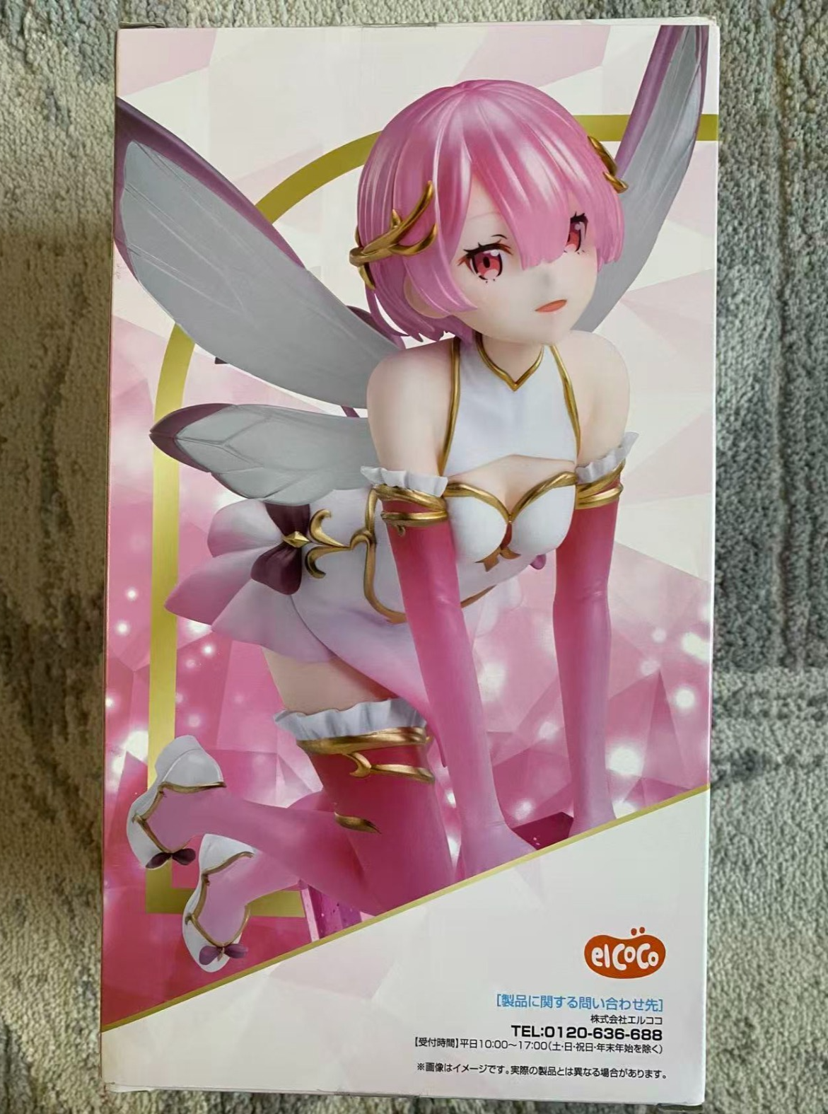 Elico Original Pink Fairy Magical Girl Anime Figure Collectible Authentic