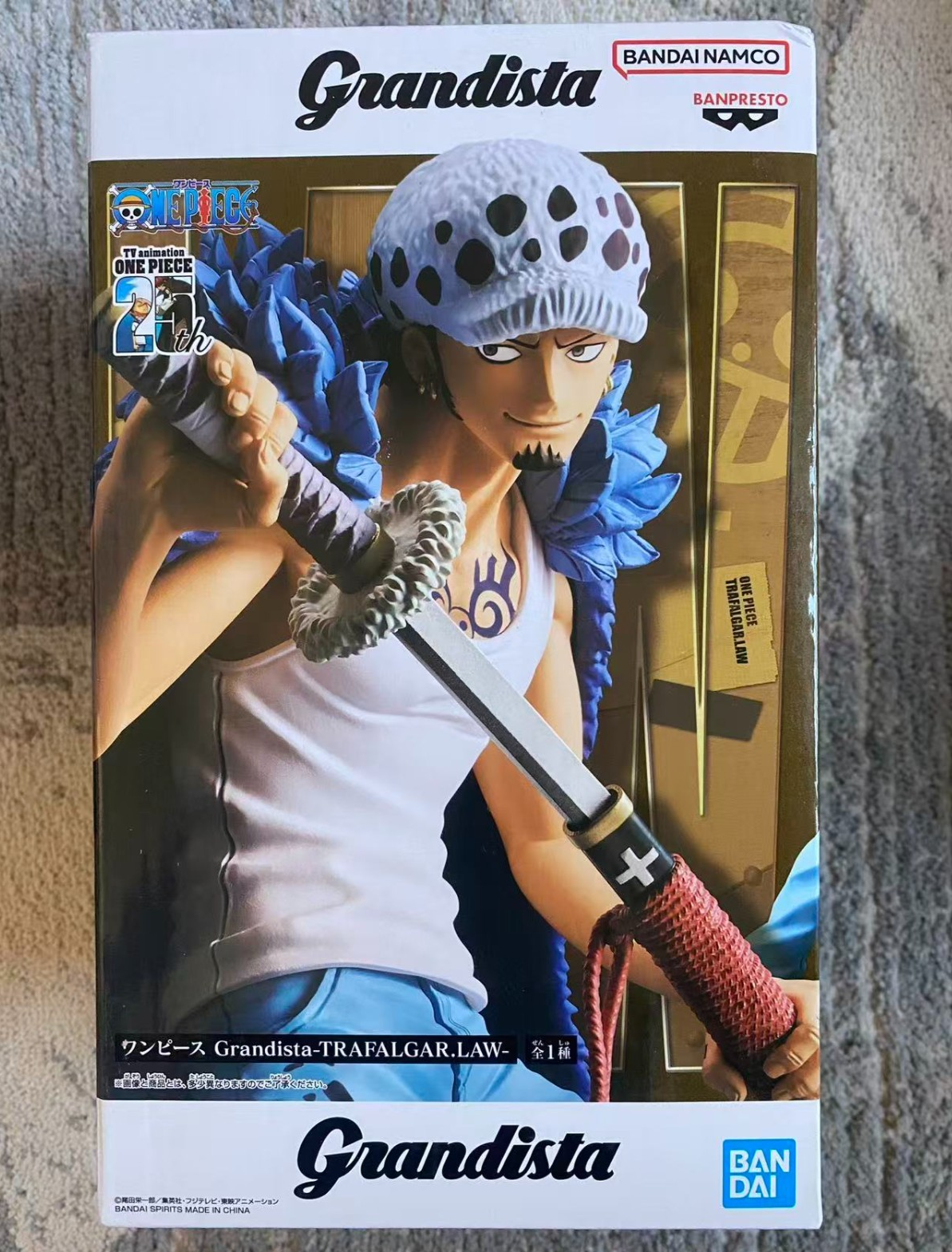 One Piece Grandista Trafalgar Law Banpresto Bandai Spirits Anime Figure Authenti