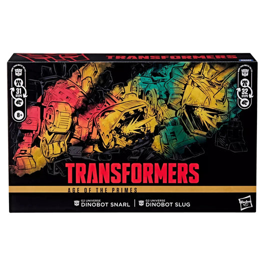 Transformers Age of the Primes G2 Dinobot Snarl Slug 2-Pack Hasbro Dinobots Set