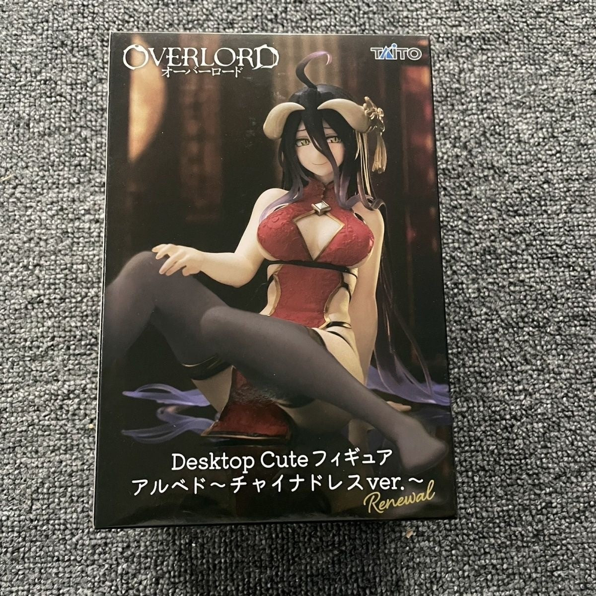 Overlord Albedo China Dress Ver. Renewal Desktop Cute Taito Prize Figure NEW