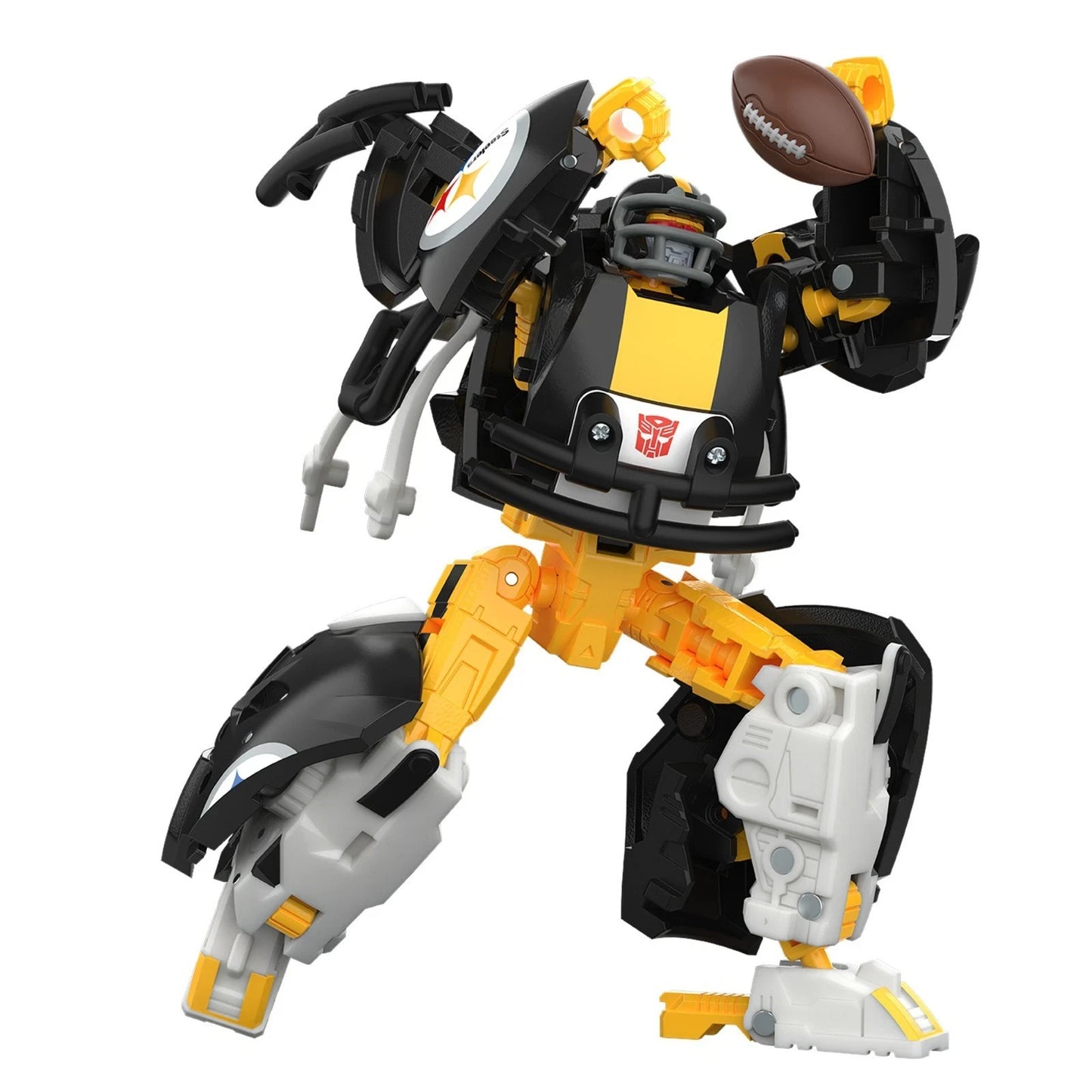 Steelsmash Steelers Transformers NFL Helmet Robot Hasbro Figure New