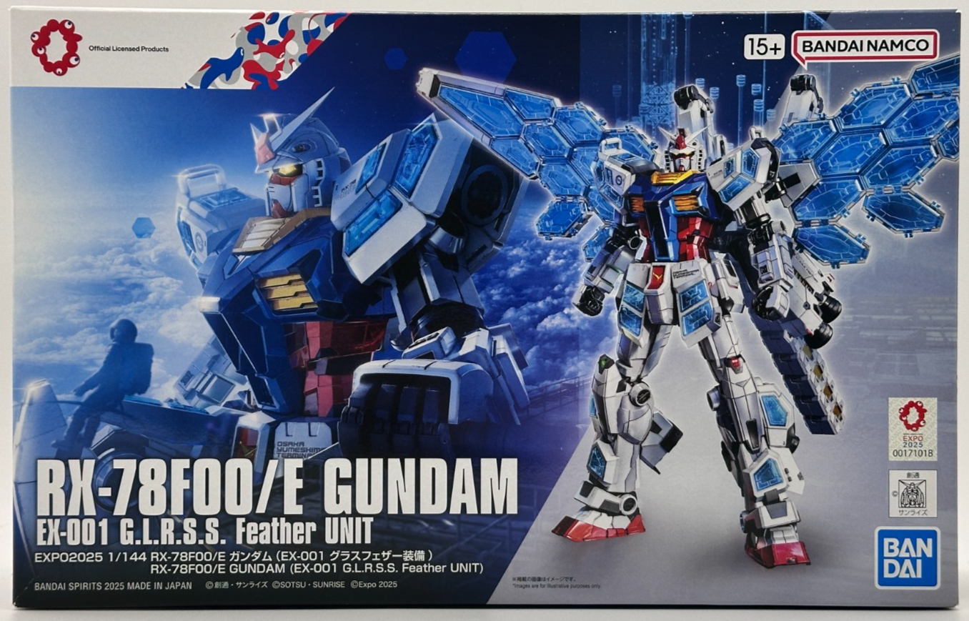 HG 1/144 RX-78F00/E GUNDAM EX-001 G.L.R.S.S. Feather Unit Expo 2025 Limited