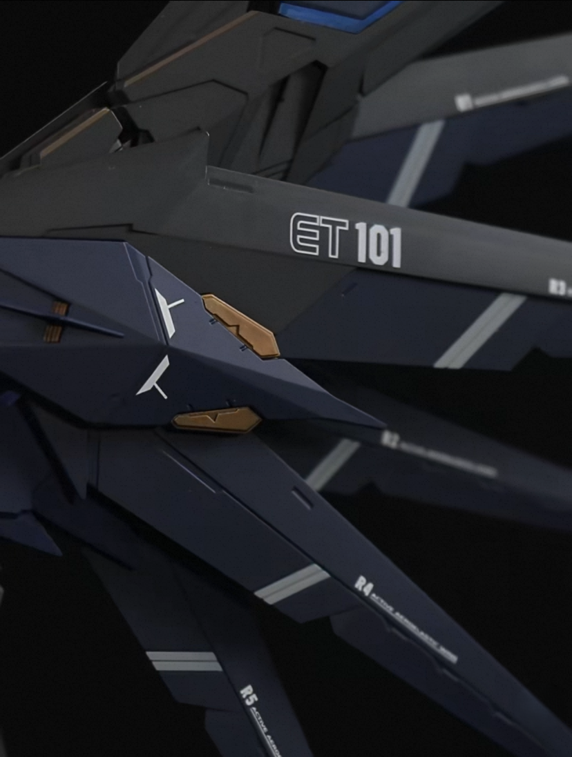 MG 1/100 Freedom Gundam Dark Blue Custom Painted Model Kit Completed