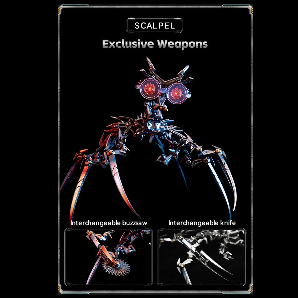 Transformers ROTB Scorponok Scalpel LED Light Sound Effect Articulated Collectib