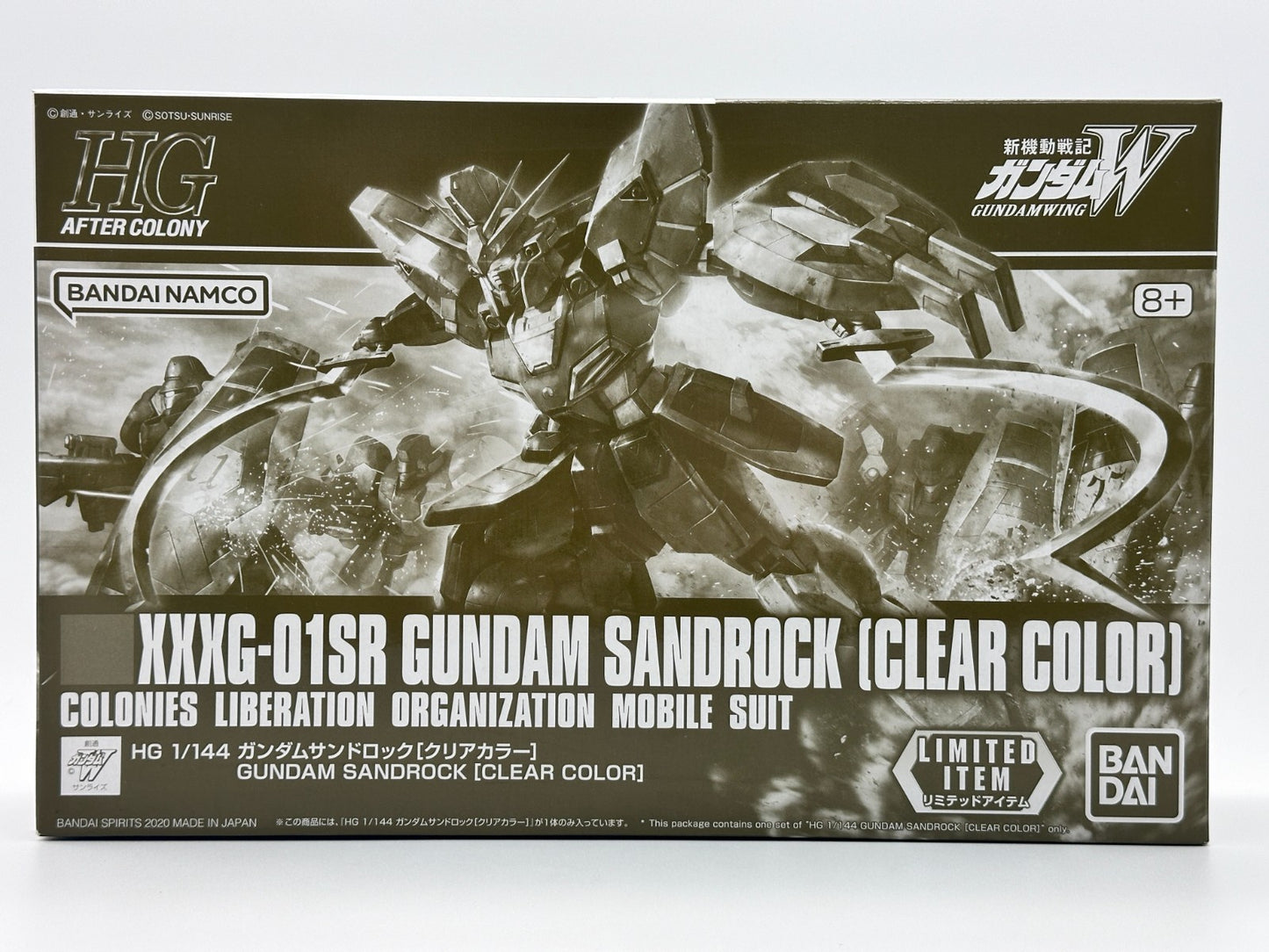 Bandai HG 1/144 Gundam Sandrock Clear Color Limited Item Gundam W New