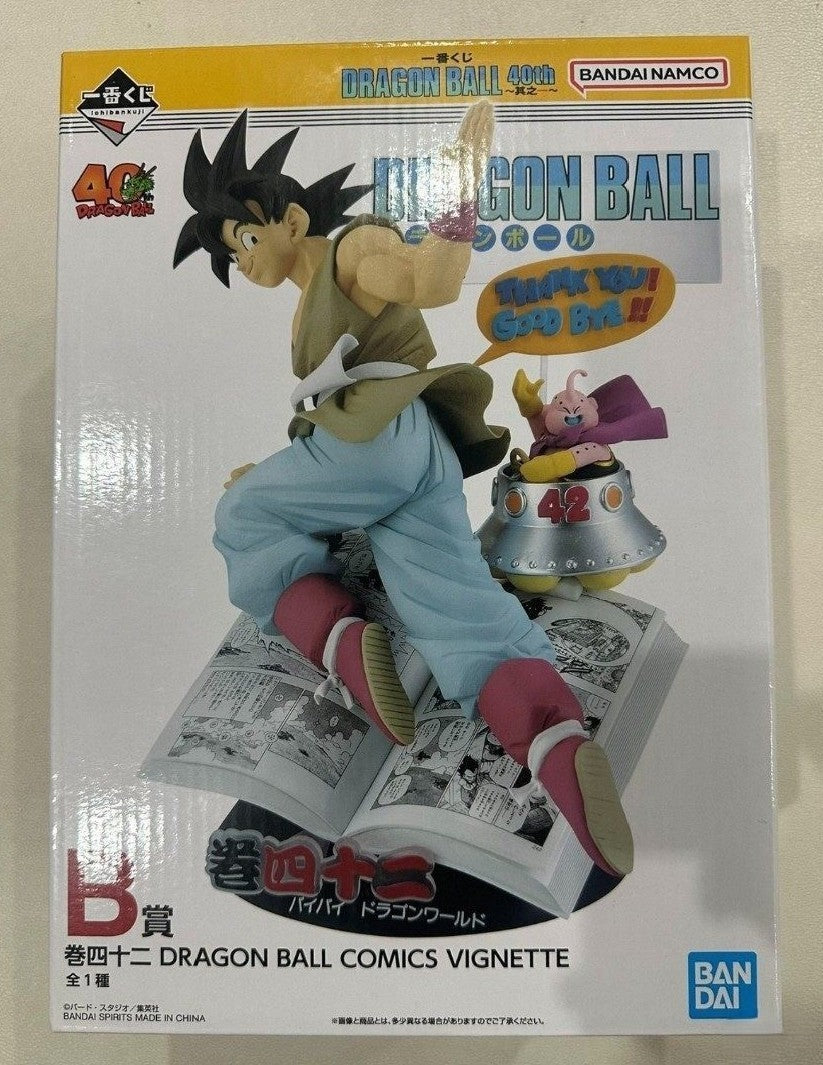 Ichiban Kuji Dragon Ball 40th Goku & Majin Buu Figure Prize B Vol.42 BNIB