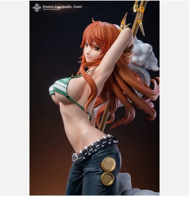 HUNTER FAN Recast Nami ONE PIECE 1/6 Resin Figure Anime GK Statue Painted
