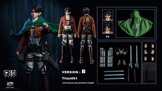 1/6 Scale Titan001 Version B Action Figure Set w/ Cloak Weapons Accessories NEW
