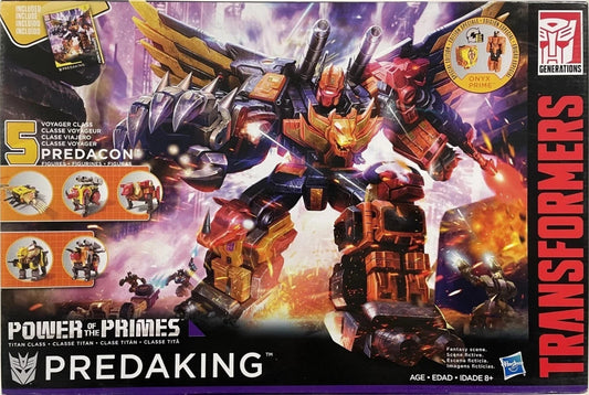 Transformers Power of the Primes Predaking Combiner Set Titan Class Hasbro