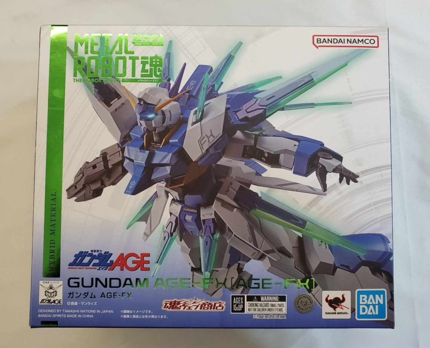 Bandai Metal Robot Spirits Gundam AGE-FX FX Burst Diecast Figure