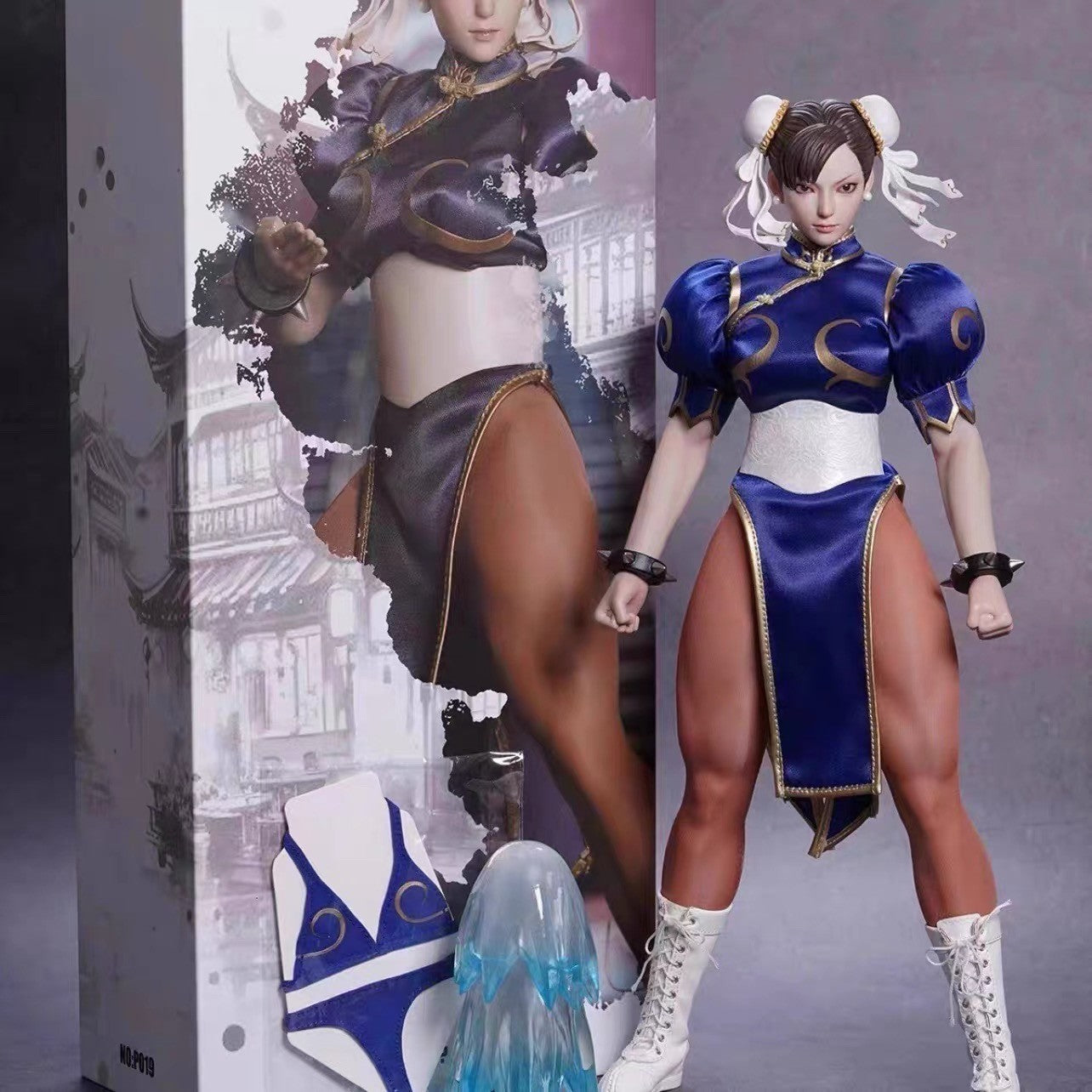 Play Toy Chun-Li 1/6 Action Figure V1 First Release Street Fighter BNIB
