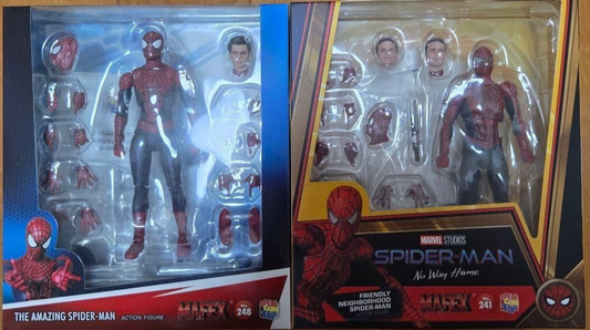 MAFEX Spider-Man No Way Home Andrew Garfield Tobey Maguire 2 Figure Set