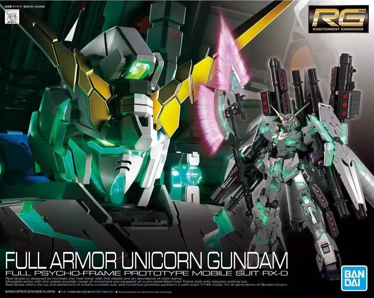 1/144 RG RX-0 Full Armor Unicorn Gundam Full Psycho-frame (FACTORY SEALED)