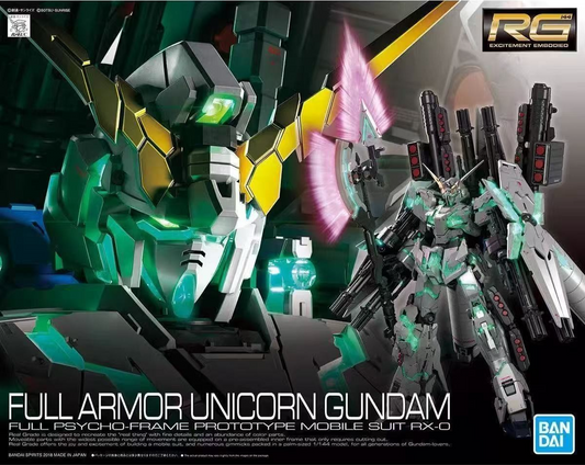 1/144 RG RX-0 Full Armor Unicorn Gundam Full Psycho-frame (FACTORY SEALED)