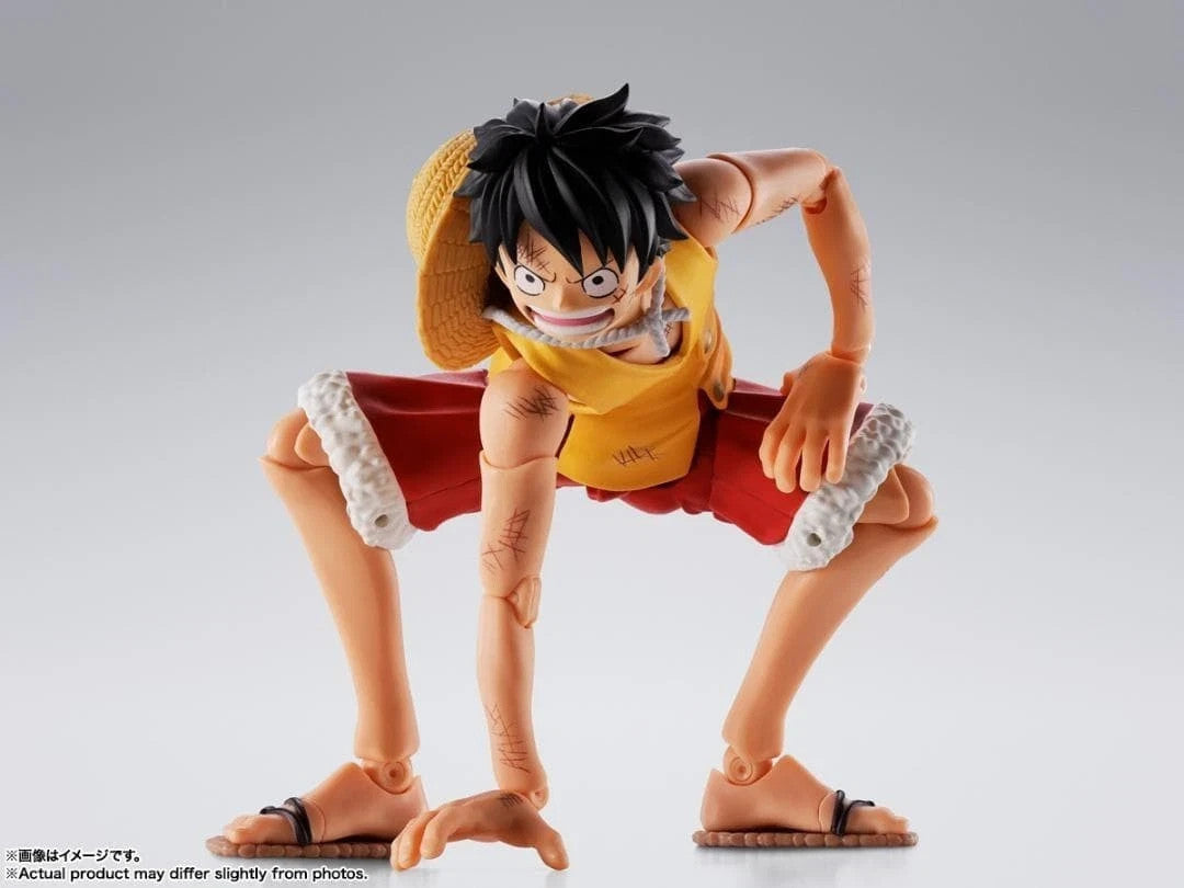 SHF One Piece Monkey D Luffy Marineford Figure S.H.Figuarts Bandai