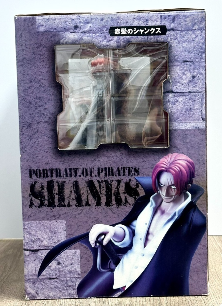 One Piece P.O.P Portrait of Pirates Shanks Figure | Red-Haired Shanks MegaHouse