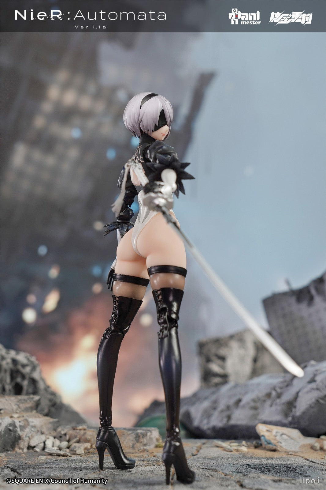 2B NieR Automata Style 1/9 Action Figure AniMester Collectible New