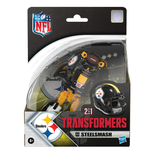 Steelsmash Steelers Transformers NFL Helmet Robot Hasbro Figure New