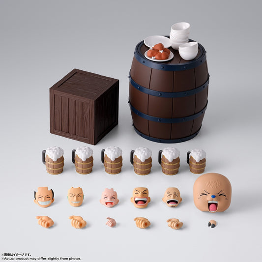 SHF One Piece Straw Hat Crew Party Accessories Set Figure Preorder