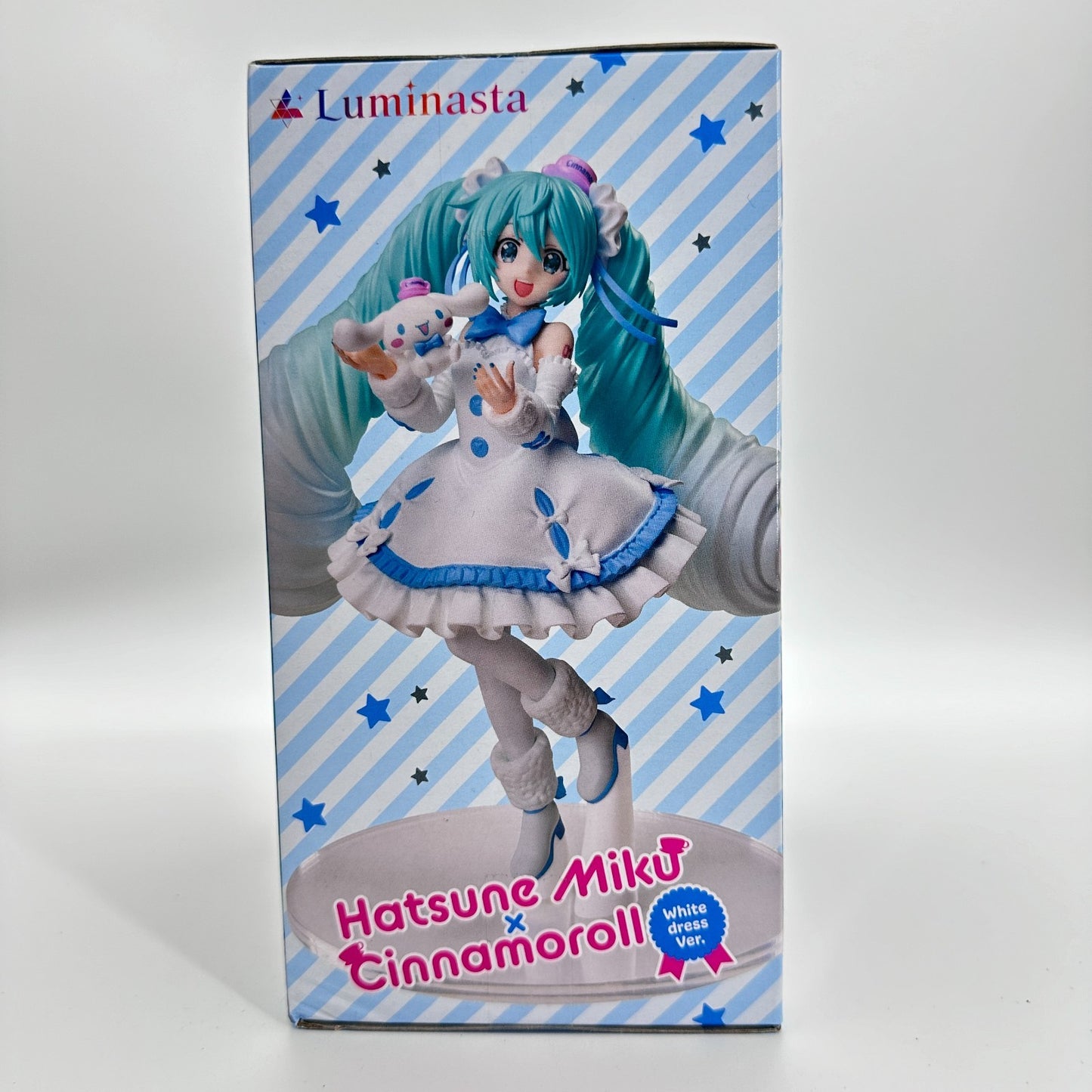 Hatsune Miku × Cinnamoroll Luminasta Figure White Dress Ver. | SEGA
