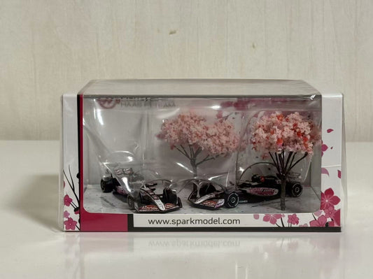 SPARK 1/64 Haas F1 Sakura Twin Set HEC Beijing Exclusive Limited 500