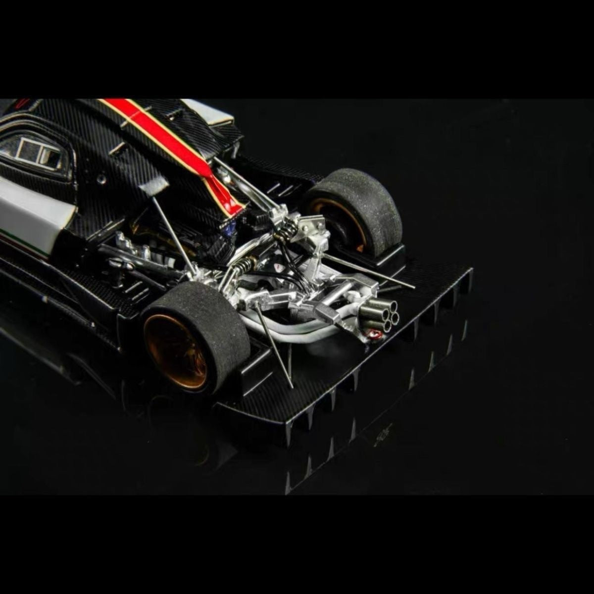 Pagani Zonda R White 1/64 Diecast Model Car AR Box