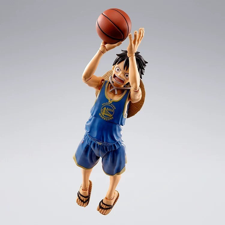 SHF One Piece Luffy Warriors Golden State Ver Figure Bandai Preorder