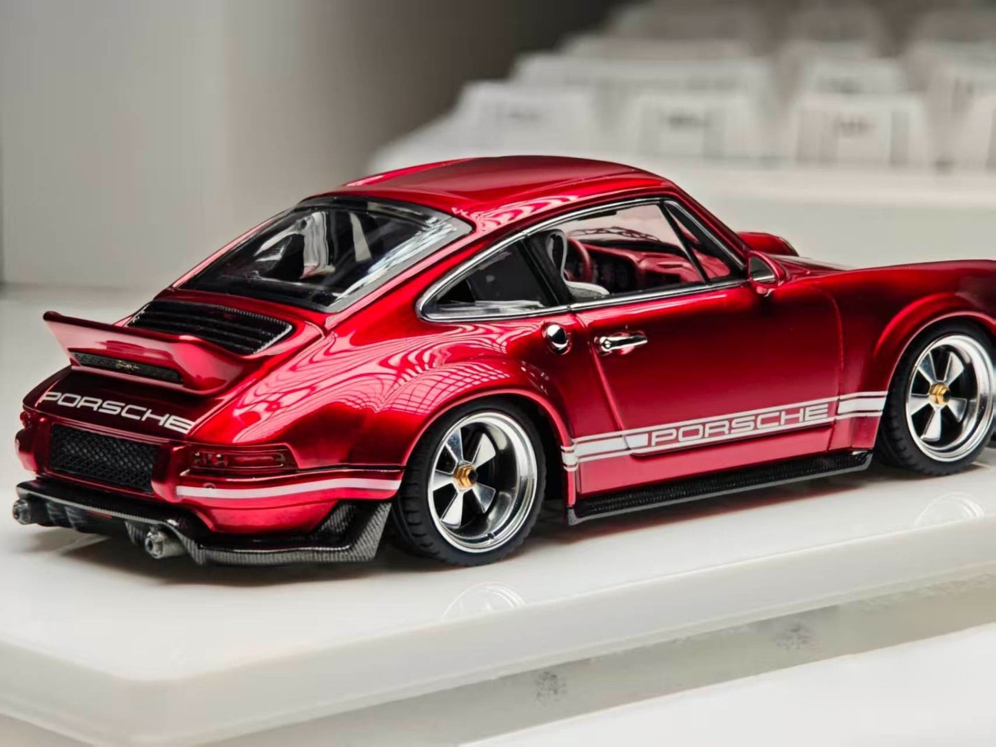 1/43 Singer Porsche Coupe Red Limited 499 ZM Zincit Model Exclusive Diecast