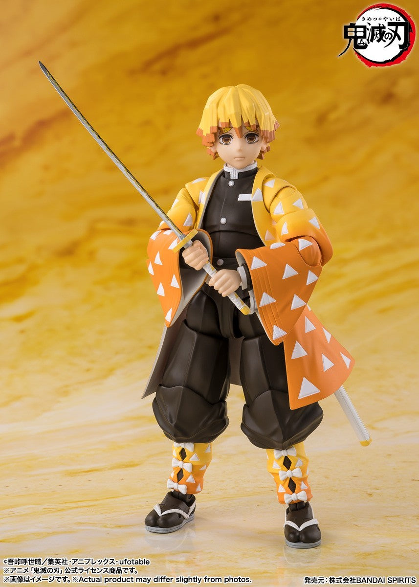 S.H.Figuarts Zenitsu Agatsuma Demon Slayer Figure Bandai SHF Anime Preorder
