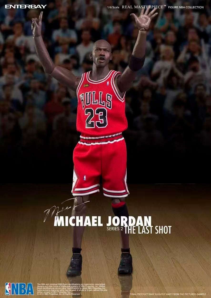 Preorder Enterbay Michael Jordan Last Shot 1/6 Figure Bulls NBA