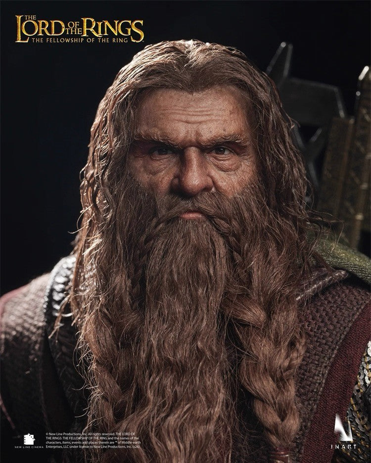 INART Gimli 1/6 Figure Lord of the Rings Fellowship Dwarf Collectible PREORDER