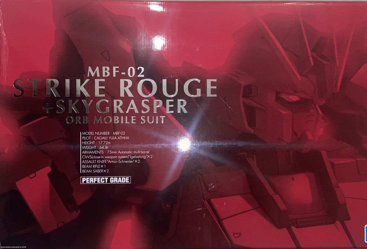 PG Strike Rouge + Skygrasper MBF-02 ORB Mobile Suit Bandai Spirit Gundam SEED