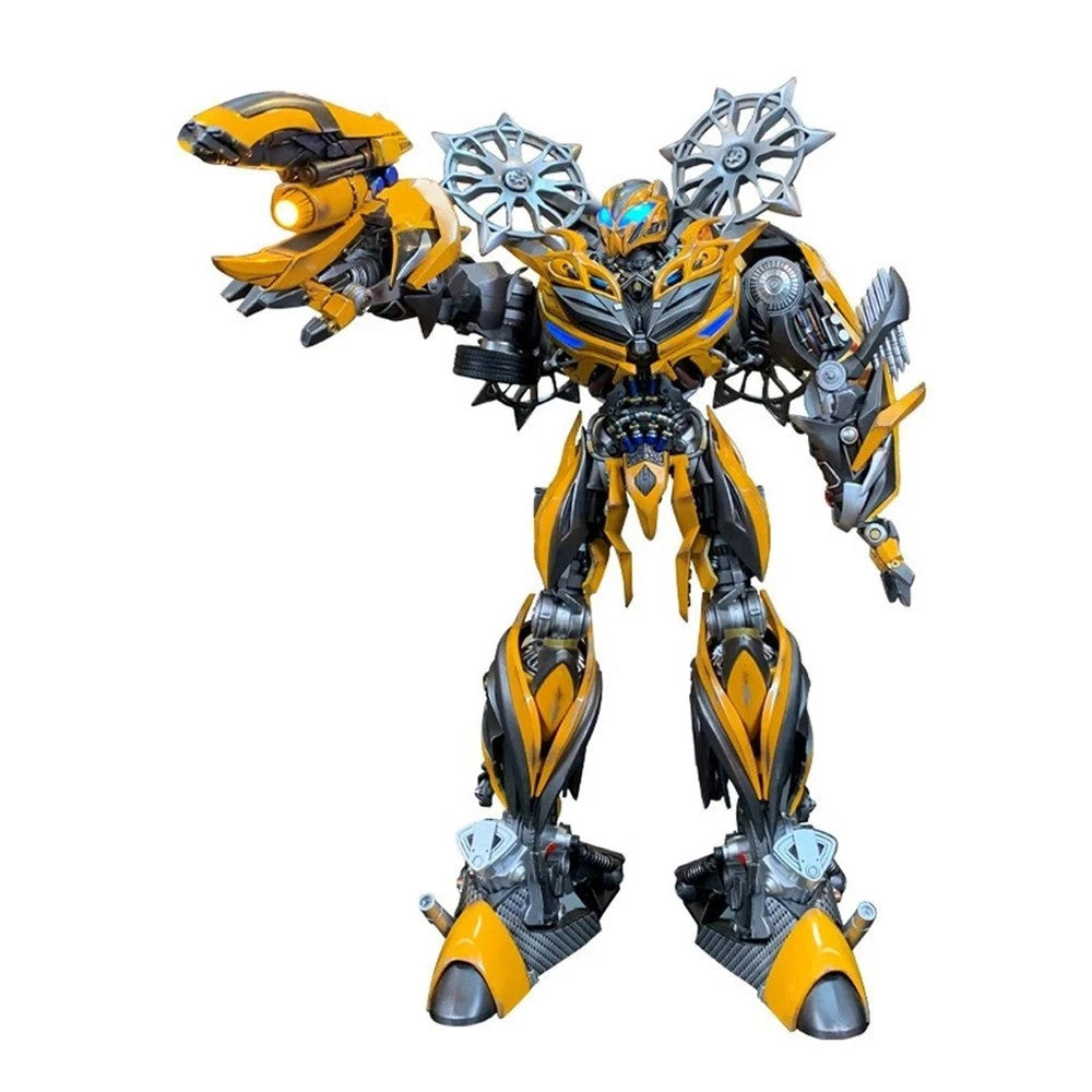 1/18 Bumblebee Alloy Action Figure 35cm Joint Movable Double Headed LED Version