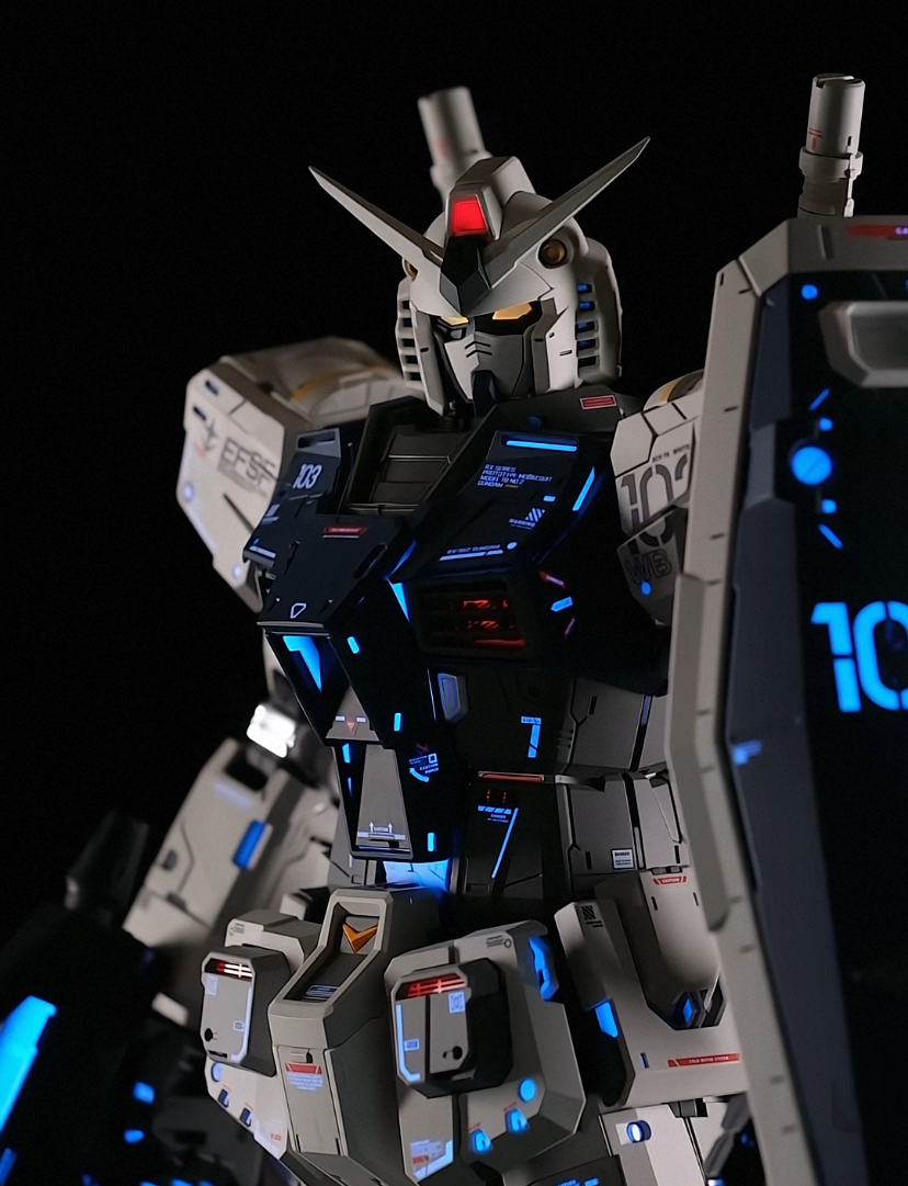 MG 1/100 RX-93 Nu Gundam Ver. Ka Custom Painted Model Kit EFSF MS 103 Figure