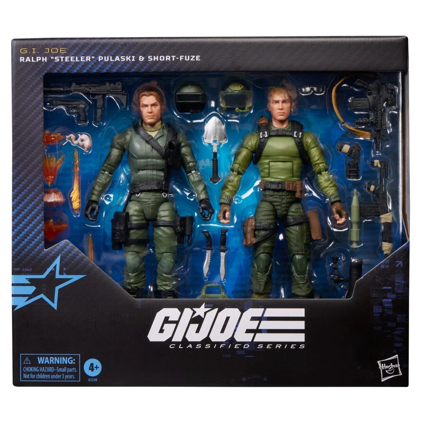GI Joe Classified Series Steeler & Short-Fuze 2-Pack Action Figures Hasbro NEW