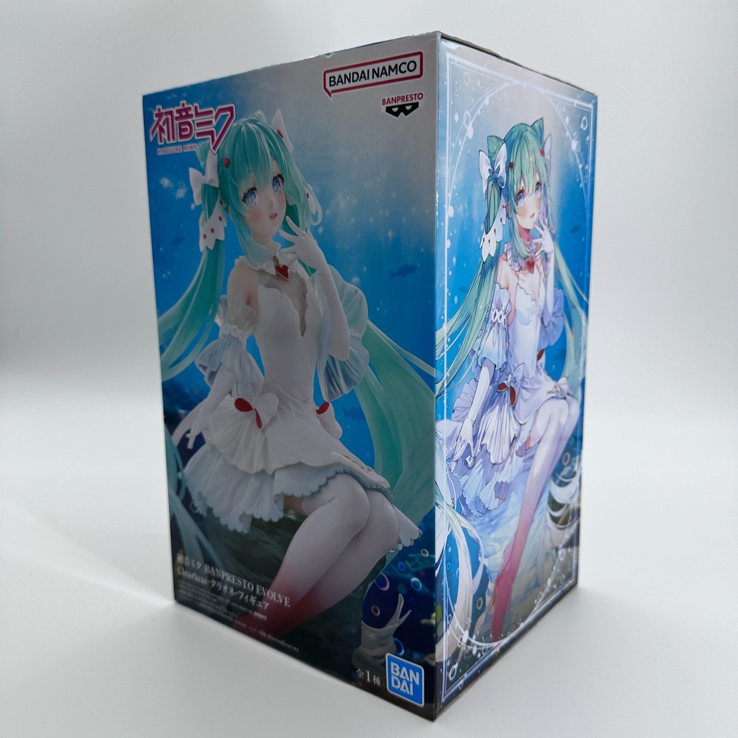 Hatsune Miku Banpresto Evolve Clearluxe Figure White Dress Ver. Bandai New
