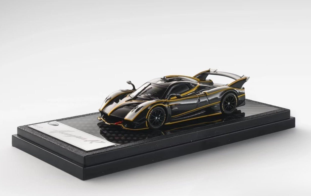LCD 1/64 Pagani Huayra R Silver Carbon HEC Expo Diecast