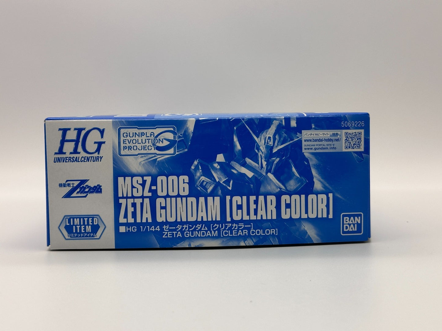 HG 1/144 Zeta Gundam [Clear Color] Limited Gunpla Evolution Project Bandai Namco