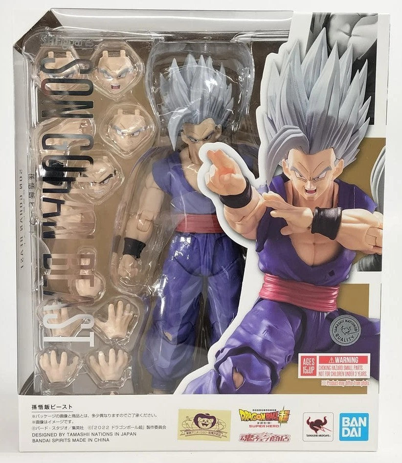 SH Figuarts Gohan Beast Dragon Ball Super Super Hero Bandai Tamashii Nations