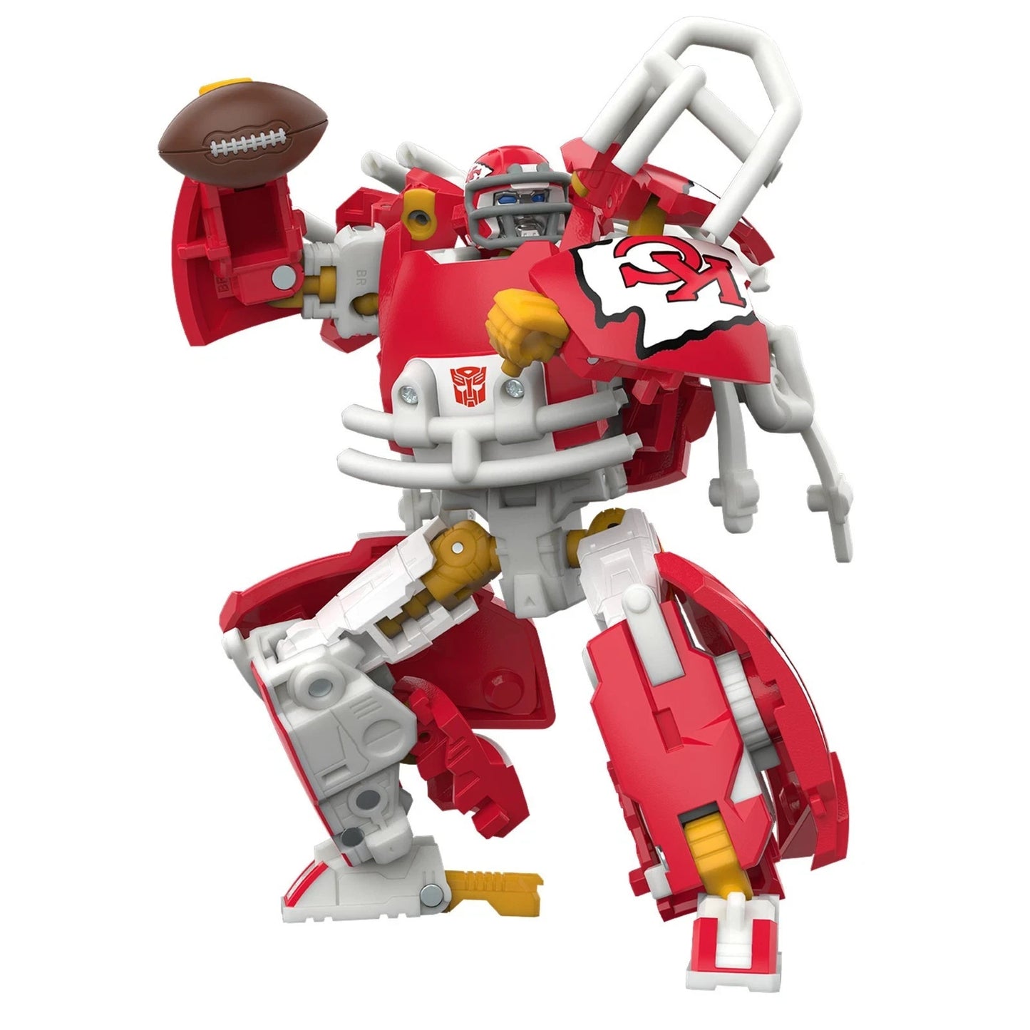 KC-59 Chiefs Transformers NFL Helmet Robot Hasbro Figure 2-in-1 New