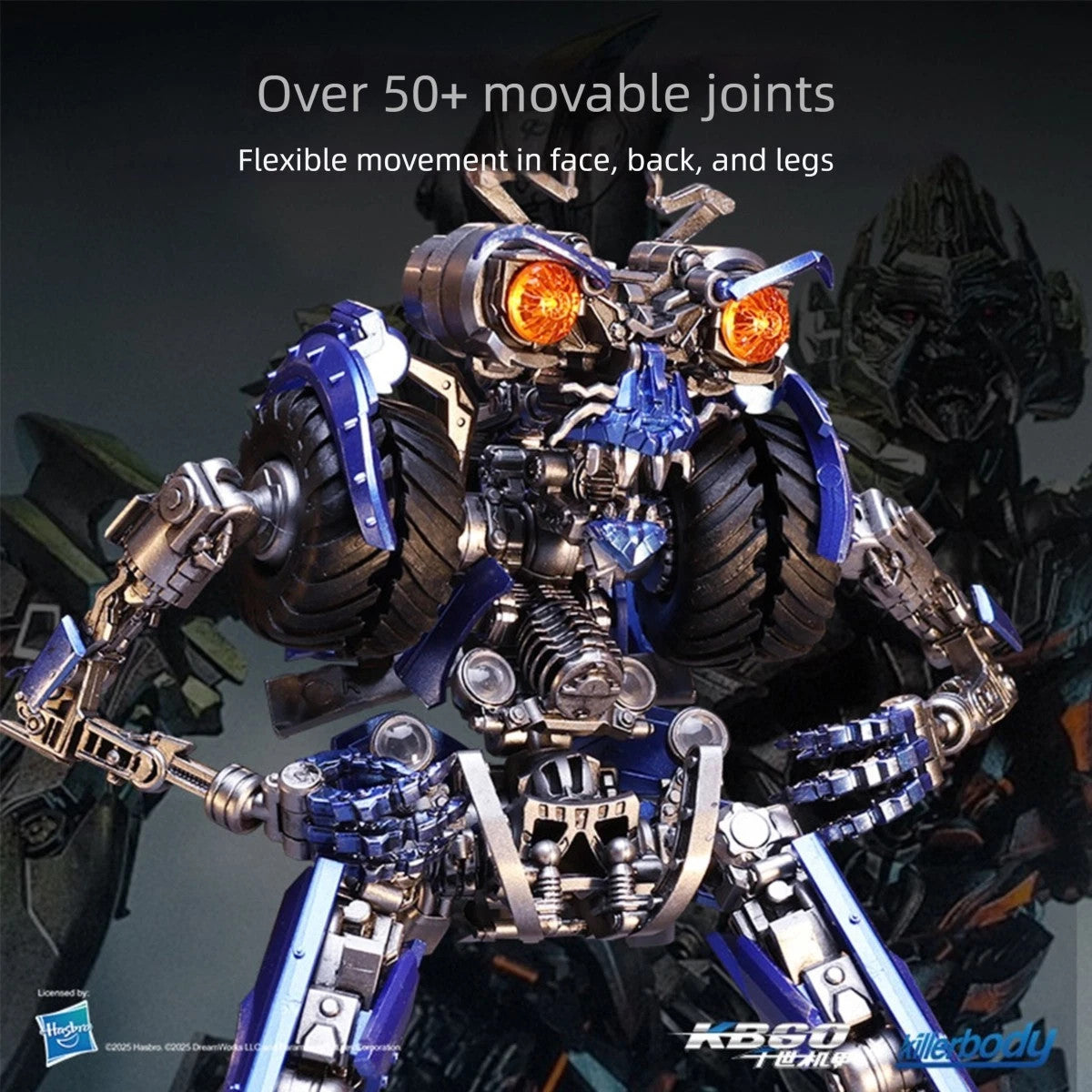 Transformers ROTB Wheeljack Pablo MRP03 Action Figure LED Light 6.3in KB20069-68