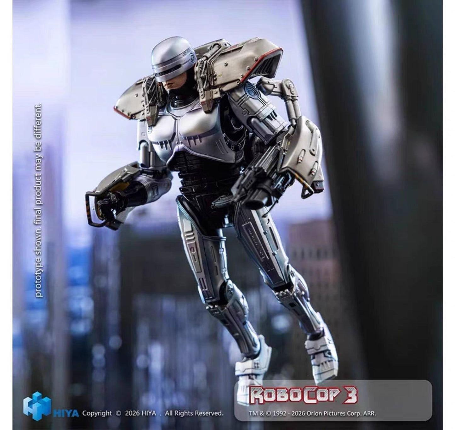 Hiya Toys RoboCop 3 RoboCop 1/12 Scale Action Figure Preorder Dec 2026