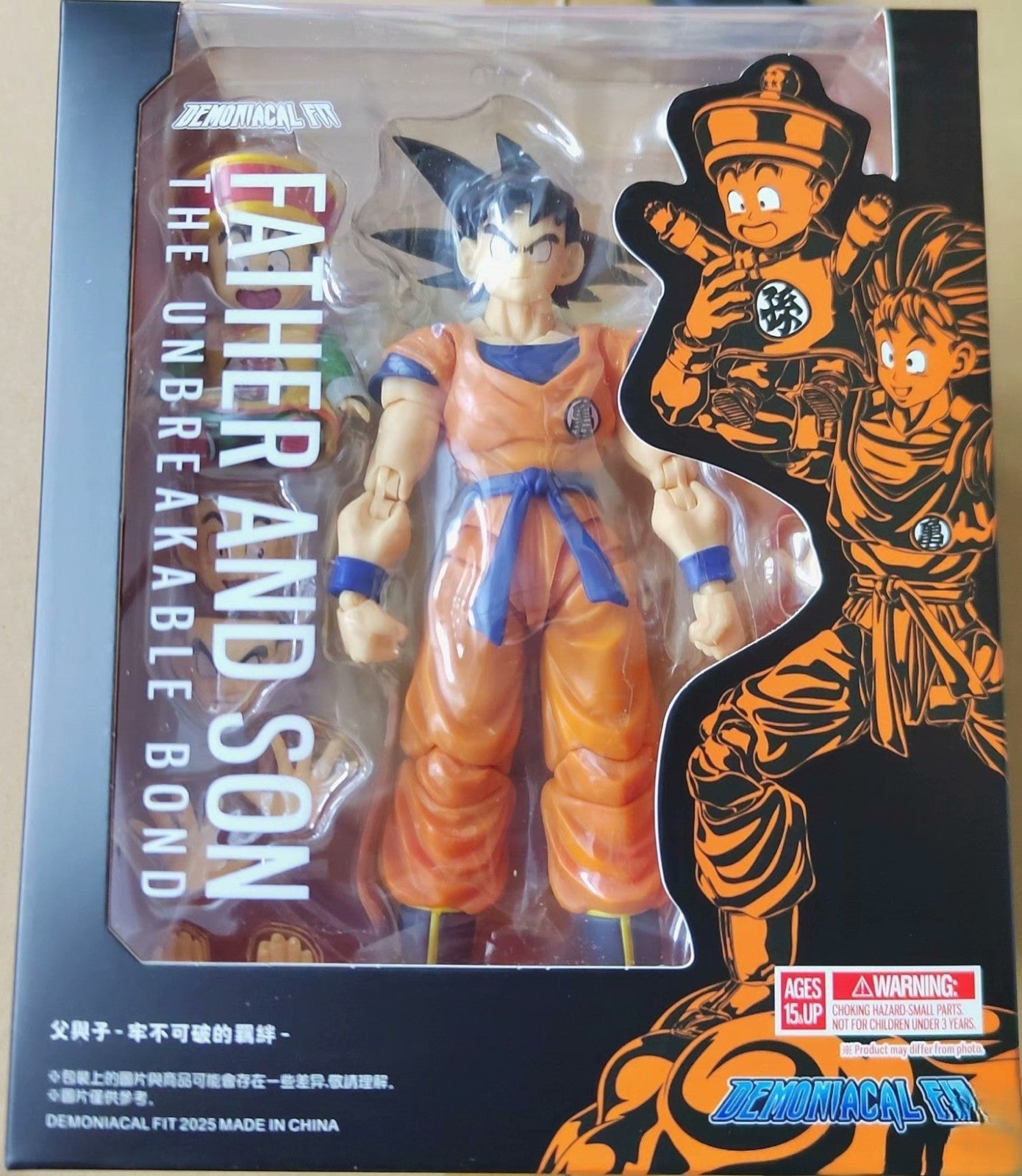 Demonic Fit Father & Son The Unbreakable Bond Goku Action Figure UTB 1/12