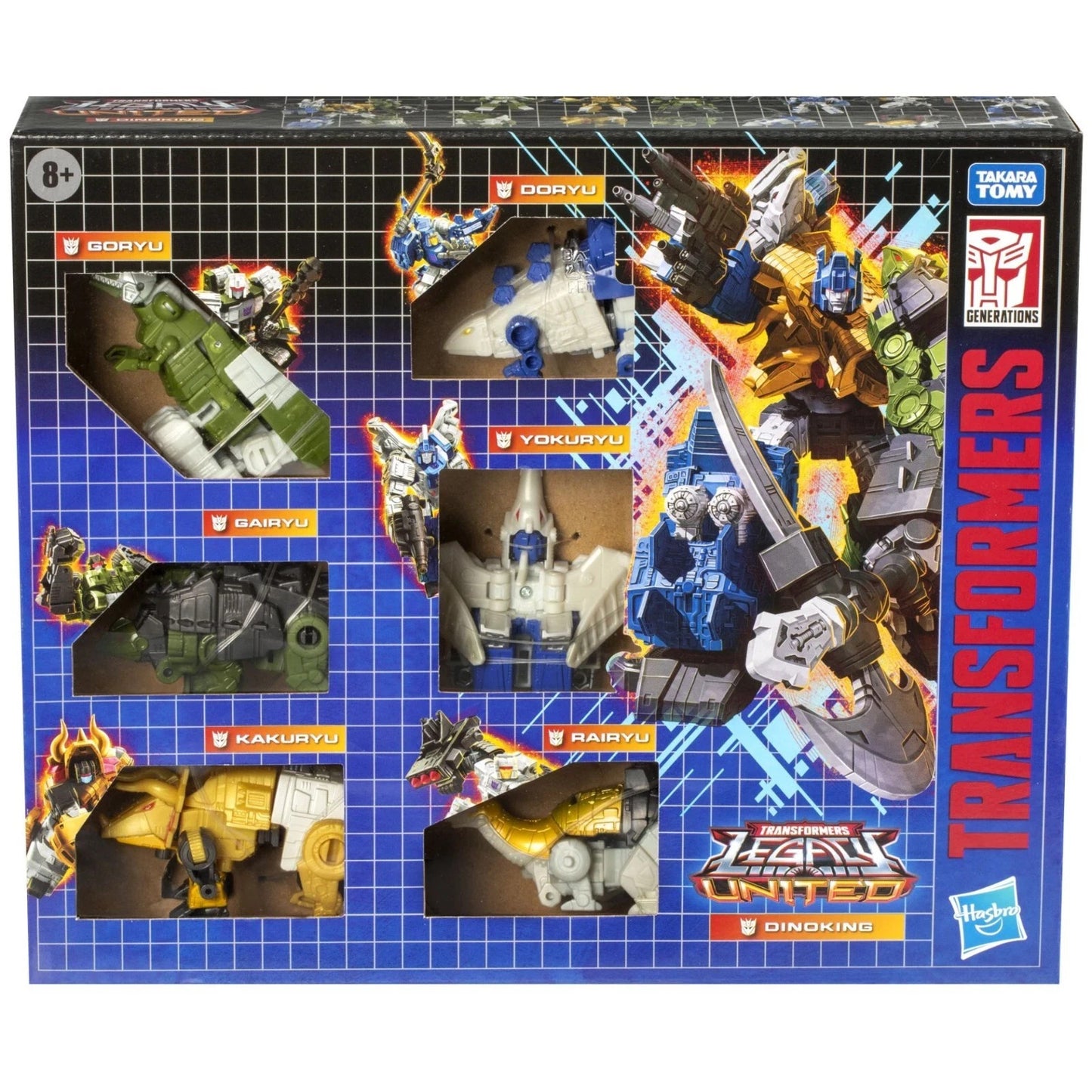 Transformers Legacy United Dinoking Combiner Set Takara Tomy Hasbro Dinoforce