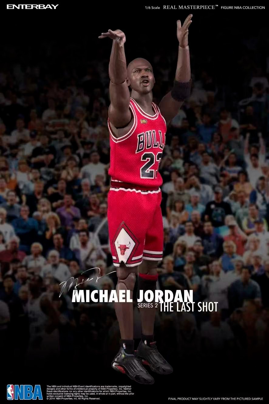 Preorder Enterbay Michael Jordan Last Shot 1/6 Figure Bulls NBA