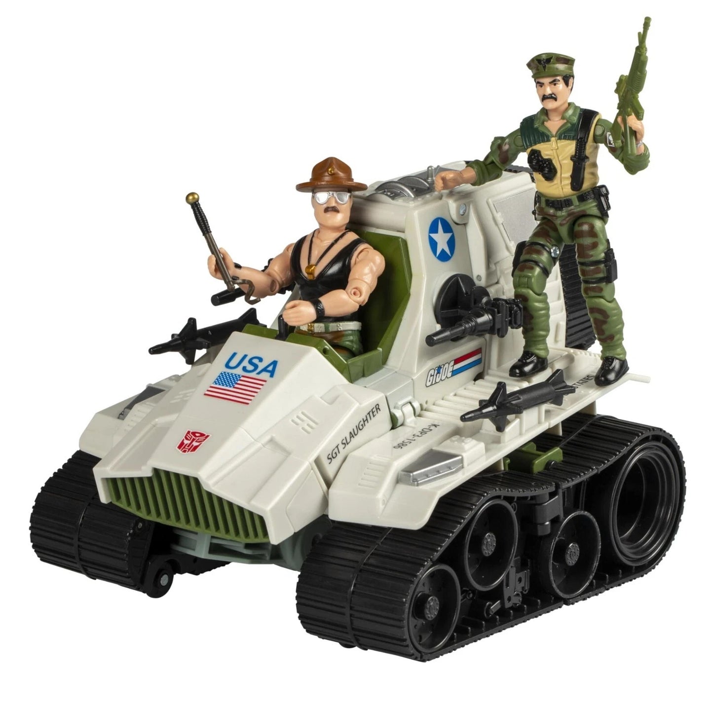 Transformers GI Joe Kup Triple T Sgt Slaughter Leatherneck Hasbro Collaborative