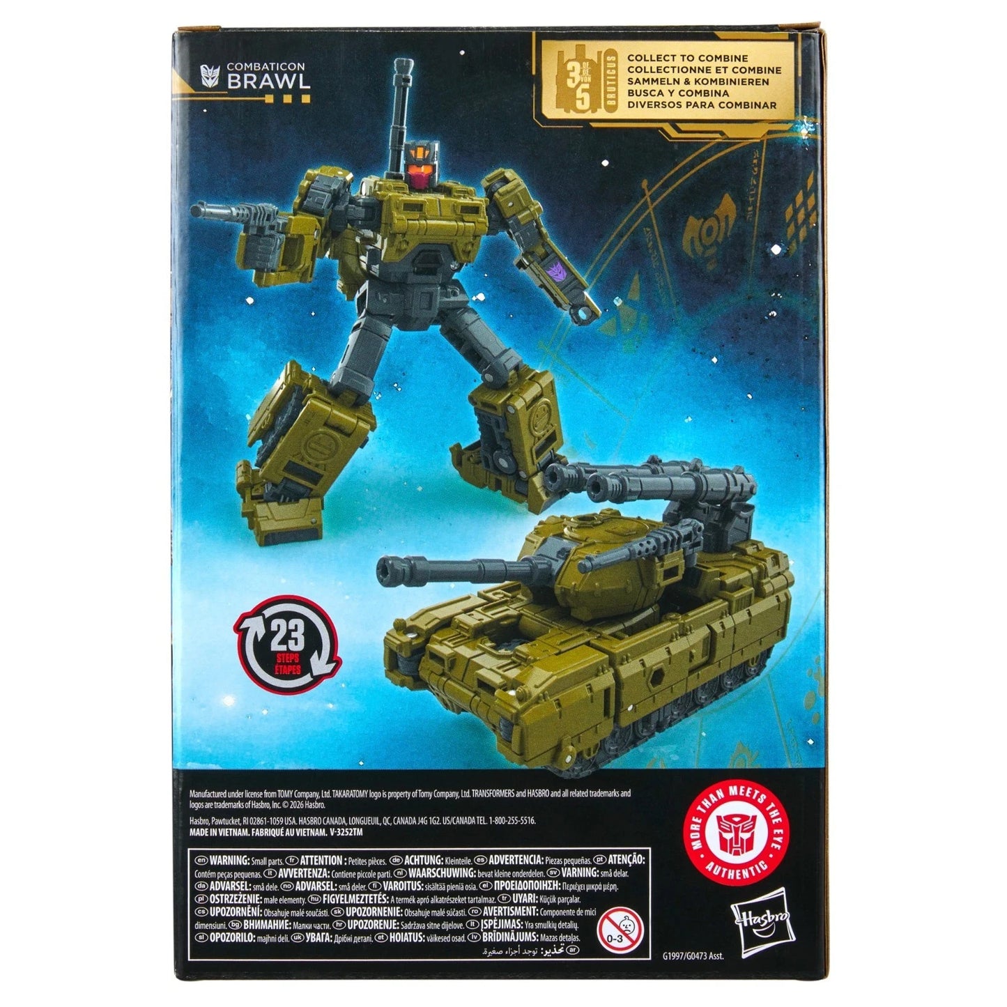 Transformers Age of the Primes Brawl Deluxe Class Tank Figure Hasbro New