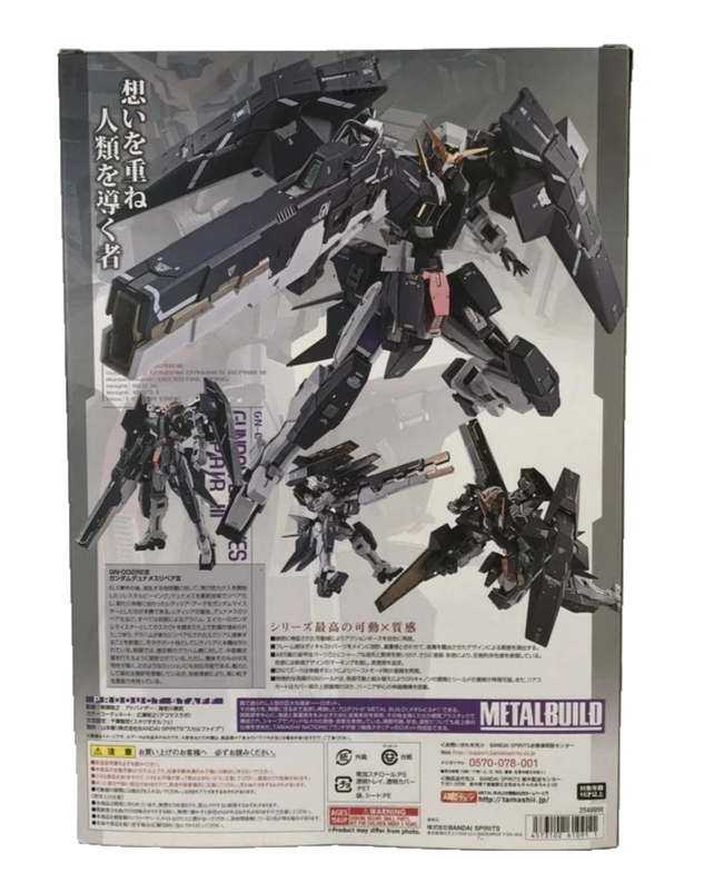 Bandai Metal Build Gundam Dynames Repair III GN-002REIII Action Figure