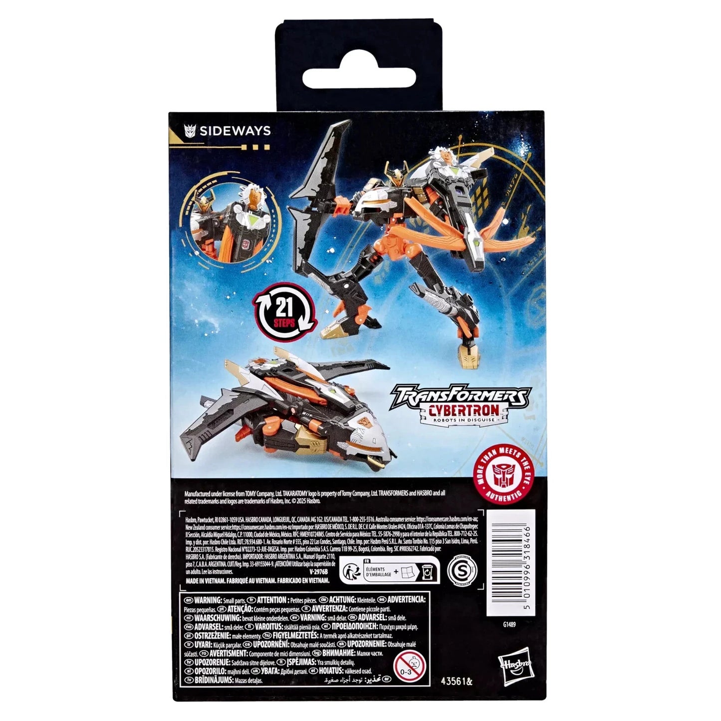 Transformers Sideways Decepticon Age of the Primes Deluxe Figure Hasbro NEW